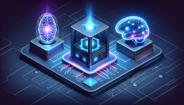 pillars showing the three paradigms of computing - traditional, quantum and neuromorphic